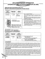 Preview for 20 page of Panasonic CW-XC143EU Installation And Operating Instructions Manual