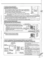 Предварительный просмотр 9 страницы Panasonic CW-XC183EU Installation And Operating Instructions Manual