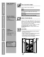 Предварительный просмотр 2 страницы Panasonic CW-XC55HU Installation And Operating Instructions Manual