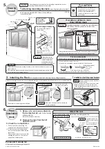 Preview for 2 page of Panasonic CWFE14CM Installation Manual