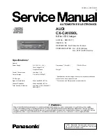 Panasonic CX-CA1090L Service Manual preview