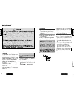 Preview for 21 page of Panasonic CX-DH801W Operating Instructions Manual