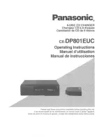 Предварительный просмотр 1 страницы Panasonic CX-DP801 Operating Manual