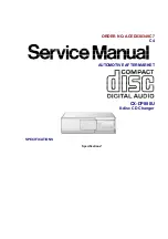 Preview for 1 page of Panasonic CX-DP880U - CD Changer Service Manual