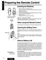 Preview for 10 page of Panasonic CX-DV1500 Operating Manual