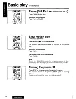 Preview for 16 page of Panasonic CX-DV1500 Operating Manual