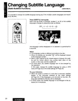 Preview for 20 page of Panasonic CX-DV1500 Operating Manual