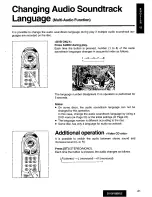 Preview for 21 page of Panasonic CX-DV1500 Operating Manual