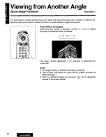 Preview for 22 page of Panasonic CX-DV1500 Operating Manual