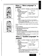 Preview for 25 page of Panasonic CX-DV1500 Operating Manual