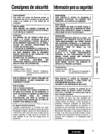 Preview for 3 page of Panasonic CX-DV7000U Operating Instructions Manual