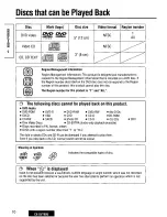 Preview for 10 page of Panasonic CX-DV7000U Operating Instructions Manual