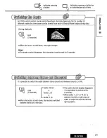 Preview for 21 page of Panasonic CX-DV7000U Operating Instructions Manual