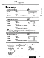 Preview for 23 page of Panasonic CX-DV7000U Operating Instructions Manual