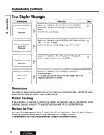 Preview for 36 page of Panasonic CX-DV7000U Operating Instructions Manual