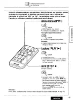 Preview for 45 page of Panasonic CX-DV7000U Operating Instructions Manual