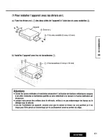 Preview for 61 page of Panasonic CX-DV7000U Operating Instructions Manual