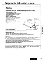 Preview for 75 page of Panasonic CX-DV7000U Operating Instructions Manual