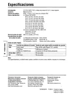 Preview for 104 page of Panasonic CX-DV7000U Operating Instructions Manual