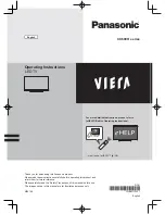 Предварительный просмотр 1 страницы Panasonic CX600H series Operating Instructions Manual