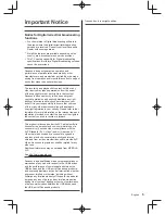 Предварительный просмотр 3 страницы Panasonic CX600H series Operating Instructions Manual