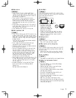 Предварительный просмотр 5 страницы Panasonic CX600H series Operating Instructions Manual