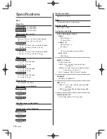 Предварительный просмотр 16 страницы Panasonic CX600H series Operating Instructions Manual