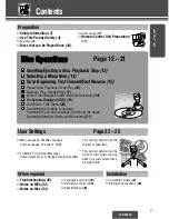 Preview for 4 page of Panasonic CXD3000U - CAR DVD PLAYER Operating Instructions Manual