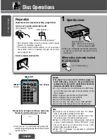 Preview for 7 page of Panasonic CXD3000U - CAR DVD PLAYER Operating Instructions Manual