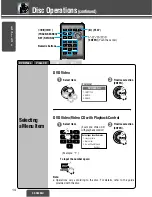 Preview for 9 page of Panasonic CXD3000U - CAR DVD PLAYER Operating Instructions Manual