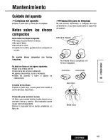 Предварительный просмотр 101 страницы Panasonic CXDV700U - CAR DVD PLAYER Operating Instructions Manual