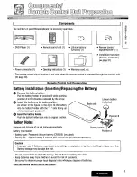 Предварительный просмотр 11 страницы Panasonic CXDVP292U - CAR DVD PLAYER Operating Instructions Manual