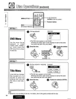 Предварительный просмотр 18 страницы Panasonic CXDVP292U - CAR DVD PLAYER Operating Instructions Manual