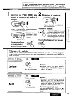 Предварительный просмотр 49 страницы Panasonic CXDVP292U - CAR DVD PLAYER Operating Instructions Manual