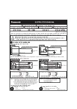 Panasonic CY-11A Instruction Manual preview