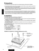 Предварительный просмотр 14 страницы Panasonic CY-M7052 Operating Operating Instructions Manual