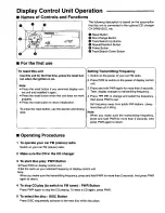 Preview for 5 page of Panasonic CY-RM850 Operating Manual