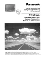 Panasonic CY-V7100U User Manual preview