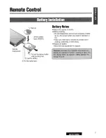 Предварительный просмотр 7 страницы Panasonic CY-V7100U User Manual