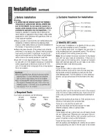 Предварительный просмотр 28 страницы Panasonic CY-V7100U User Manual