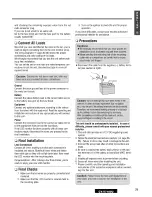 Предварительный просмотр 29 страницы Panasonic CY-V7100U User Manual