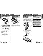 Предварительный просмотр 11 страницы Panasonic CY-VHD9401N Operating Instructions Manual