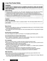 Preview for 10 page of Panasonic CY-VM1200EX User Manual