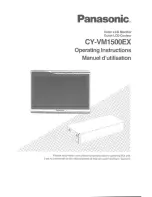 Panasonic CY-VM1500 Operating Instructions Manual preview