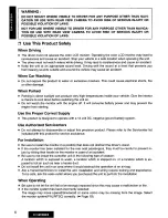 Предварительный просмотр 6 страницы Panasonic CY-VM1500 Operating Instructions Manual