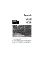 Предварительный просмотр 1 страницы Panasonic CY-VM7203N Operating Instructions Manual