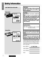 Preview for 3 page of Panasonic CY-VMC7000U Operating Instructions Manual