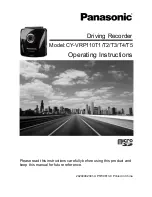 Preview for 1 page of Panasonic CY-VRP110T1 Operating Instructions Manual