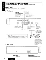 Предварительный просмотр 8 страницы Panasonic CYAC300EX - CAR AUDIO SURROUND P Operating Instructions Manual