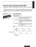 Предварительный просмотр 19 страницы Panasonic CYAC300EX - CAR AUDIO SURROUND P Operating Instructions Manual